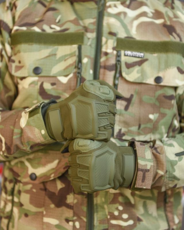 Перчатки тактические  M-Pact олива ВТ6343