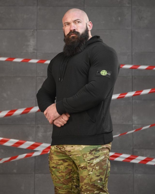 Худі Stone island black НП5215