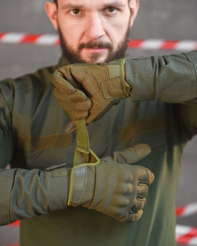 тактические перчатки kalaud oliva РГ6311