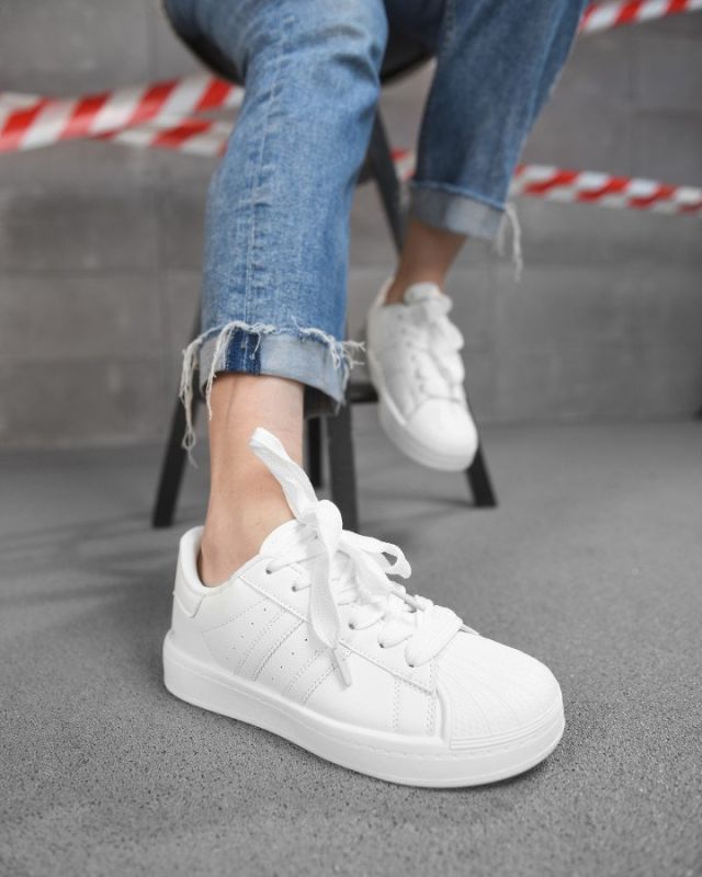 Женские кроссовки Star mini white НП5224