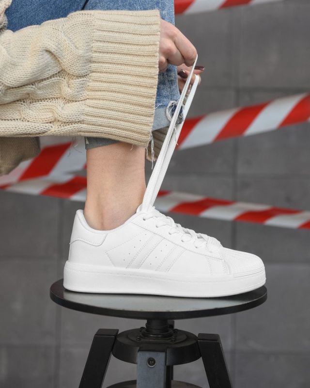 Женские кроссовки Star mini white НП5224