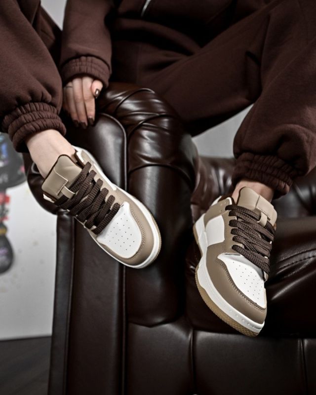 Женские кроссовки Air Force camel НП5007