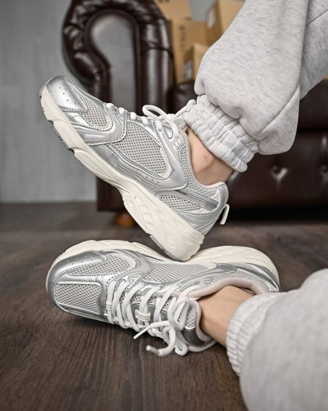 Женские кроссовки kampari Silver  ВТ1443