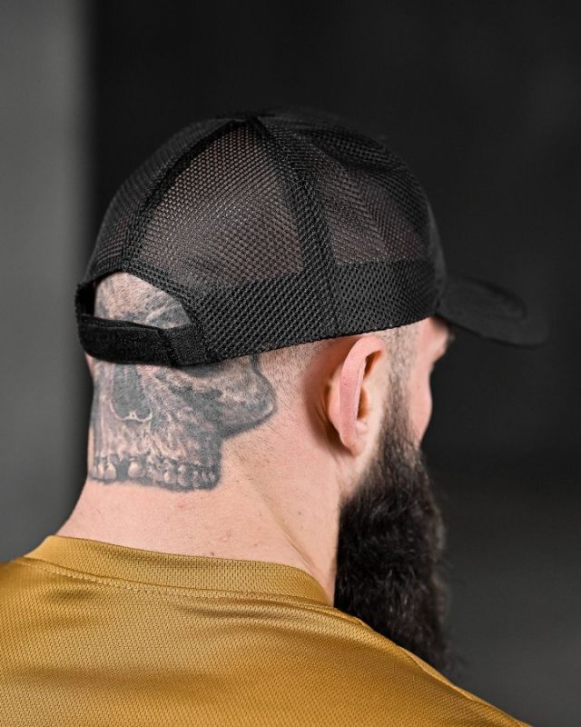 бейсболка  chastener black