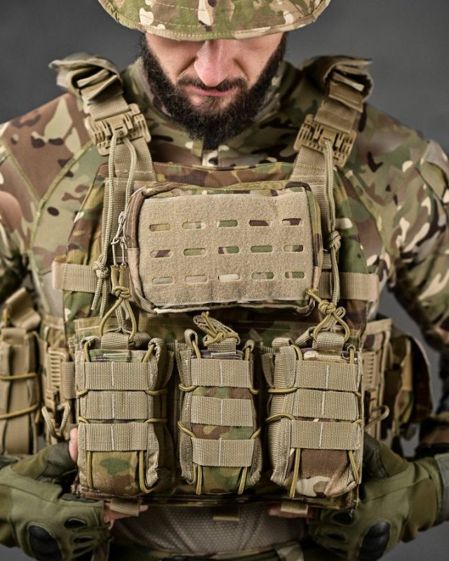 Плитоноска мультикам 4точки сброса Single Sword РН3873