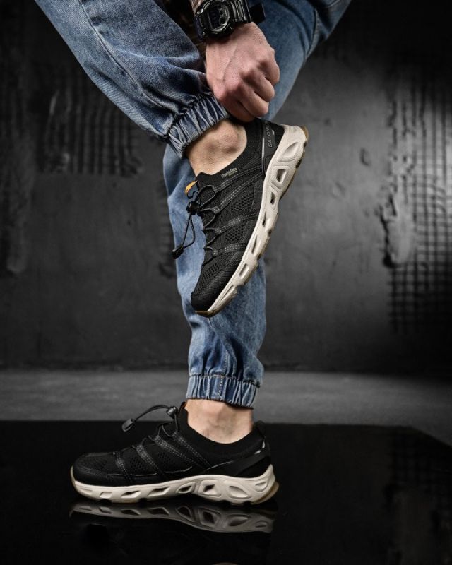 Мужские  кроссовки  SALOMON  black 4    ДЛ6391