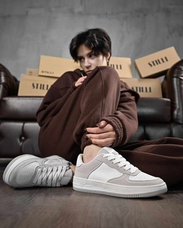 Женские кроссовки air white ДЛ6310