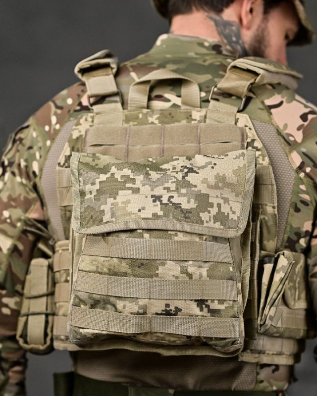 плитоноска 4 быстрых сброса  Cordura пиксель   ВТ7930