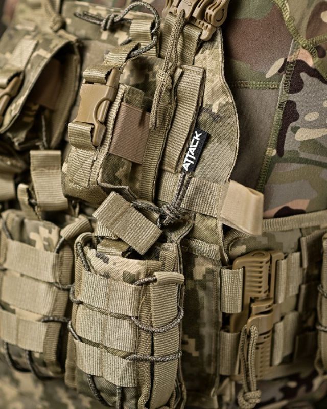 плитоноска 4 быстрых сброса  Cordura пиксель   ВТ7930