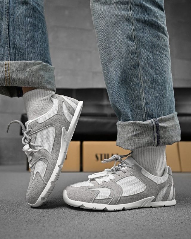 Женские кроссовки miuu leral white grey  ДЛ6411