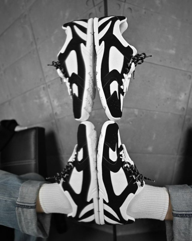 Женские кроссовки miuu leral black white  ДЛ6402