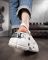 Женские кроксы на платформе meetal white   ДЛ6446