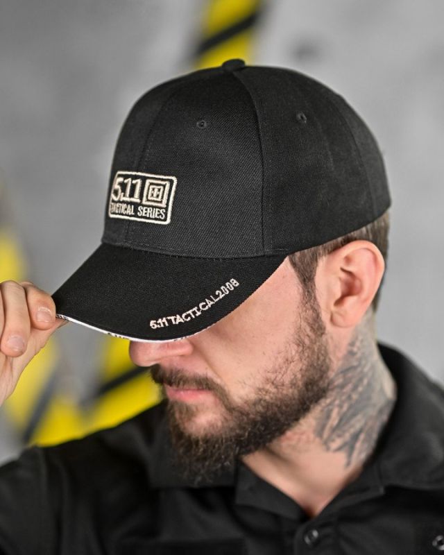 Бейсболка 5.11 logo blackВТ6636