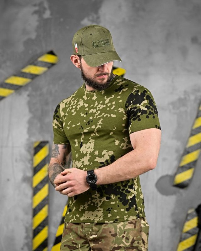 ХЛОПКОВАЯ тактическая футболка PATRIOT  FLECKTARN-D ВТ5102