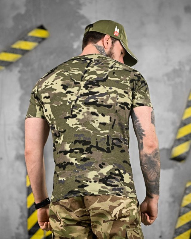ХЛОПКОВА футболка тактична PATRIOT MultiCam green ДЛ6384