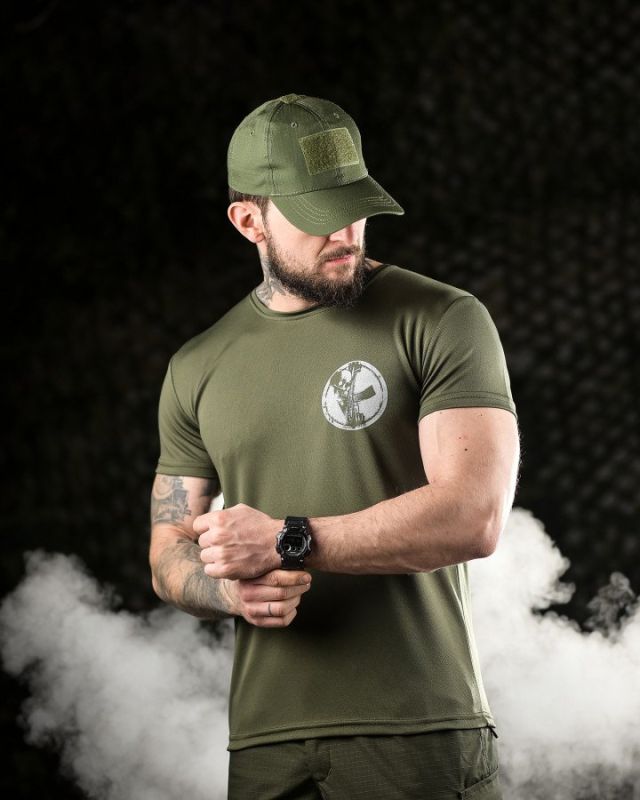 Тактическая потоотводящая футболка Odin  dzen  олива  ВТ6662