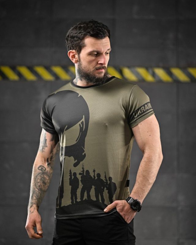 Тактическая потоотводящая футболка oblivion  Panisher soldiers ВН1105