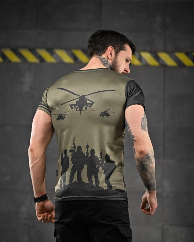 Тактическая потоотводящая футболка oblivion  Panisher soldiers ВН1105