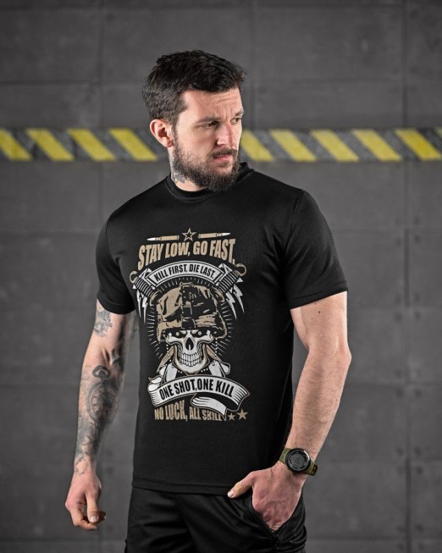 Тактическая футболка Oblivion  Go fast  Oblivion black ДЛ6582
