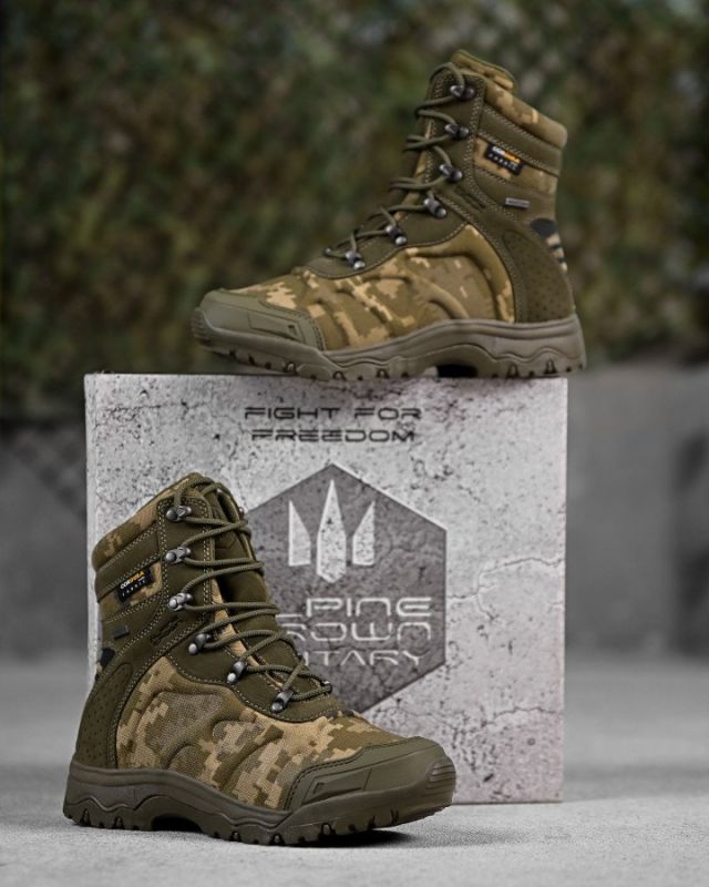 Тактические ботинки ALPINE CROWN MILITARY PHANTOM пиксель  ВТ6346