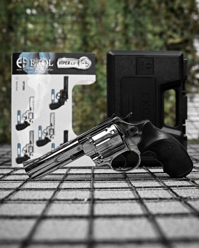 Револьвер Ekol Vipel 4,5” silver 4 ДГ6110