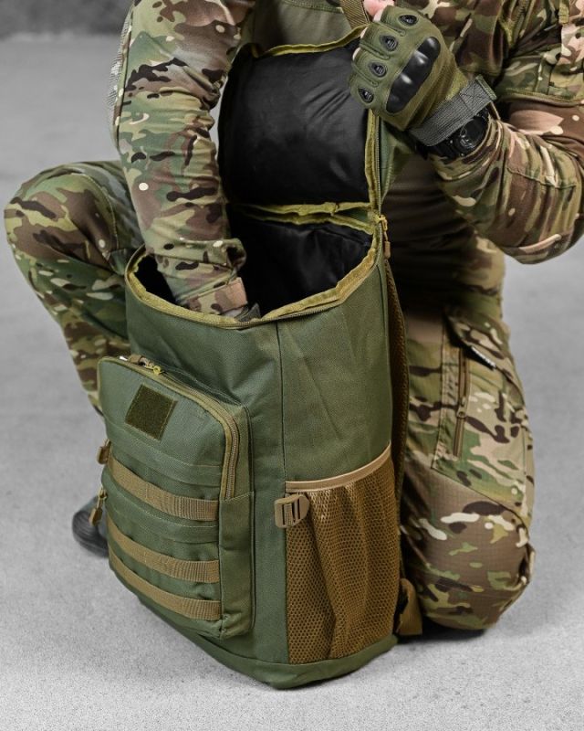 уристический рюкзак 60L  oliva ДЛ7544
