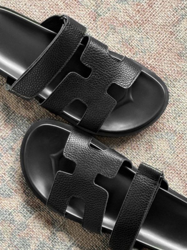Женские тапки Herni black ДЛ7289
