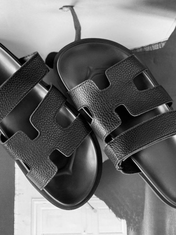 Женские тапки Herni black ДЛ7289