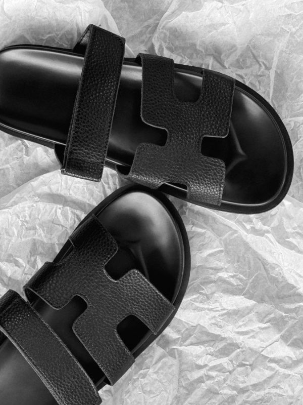 Женские тапки Herni black ДЛ7289