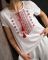 Женская футболка Вышиванка white/red ПП7433
