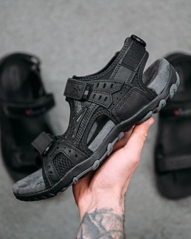 Сандали  OUTDOOR Skin grey/black ДЛ7341