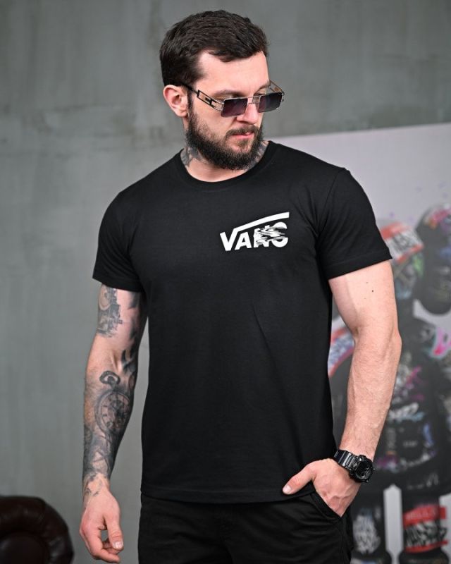 Футболка Vans чорна 4 ПП7519
