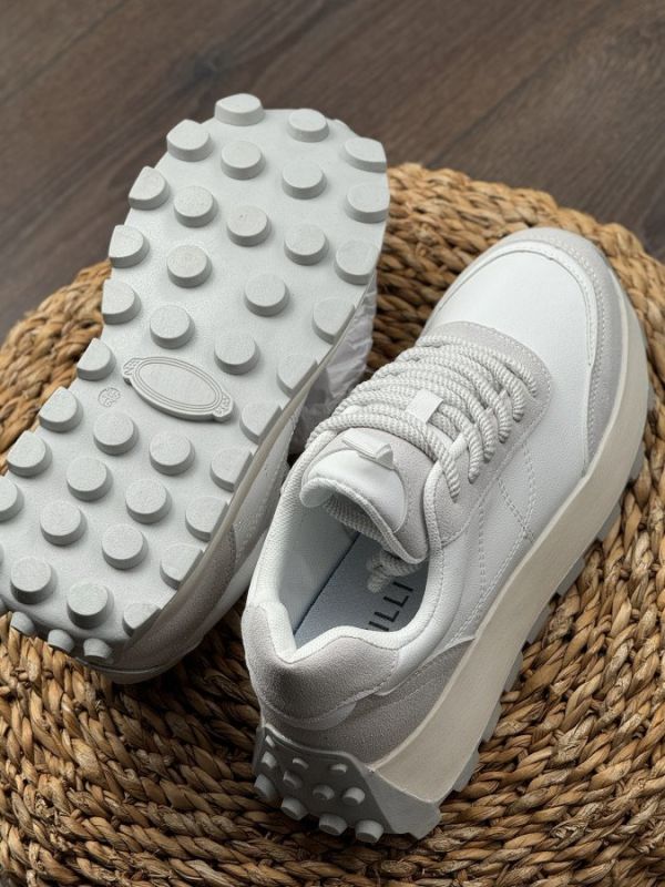 Женские  кроссовки  assistant white/ grey 250-3 НП495