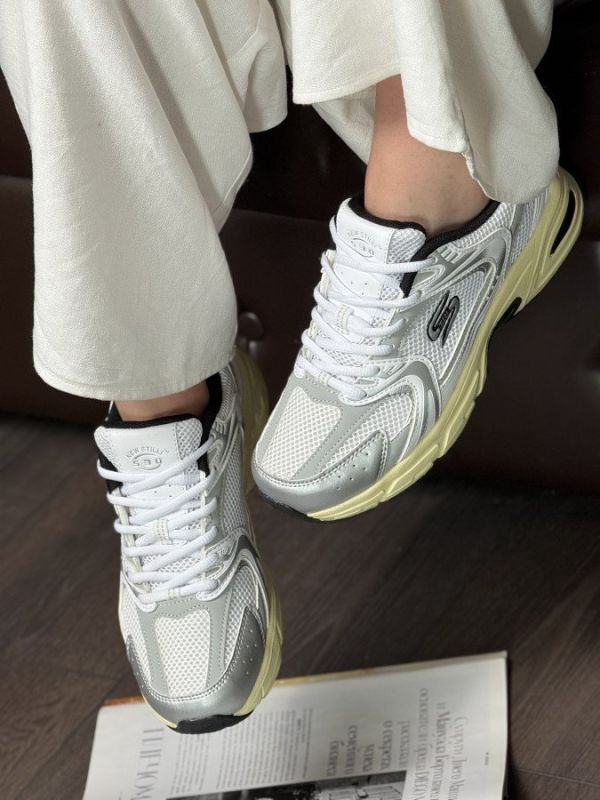 Женские кроссовки Silver/Beg sport ВТ1444