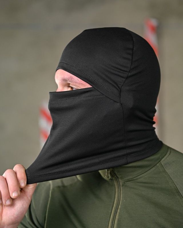 Літня балаклава coolmax black ПП7669