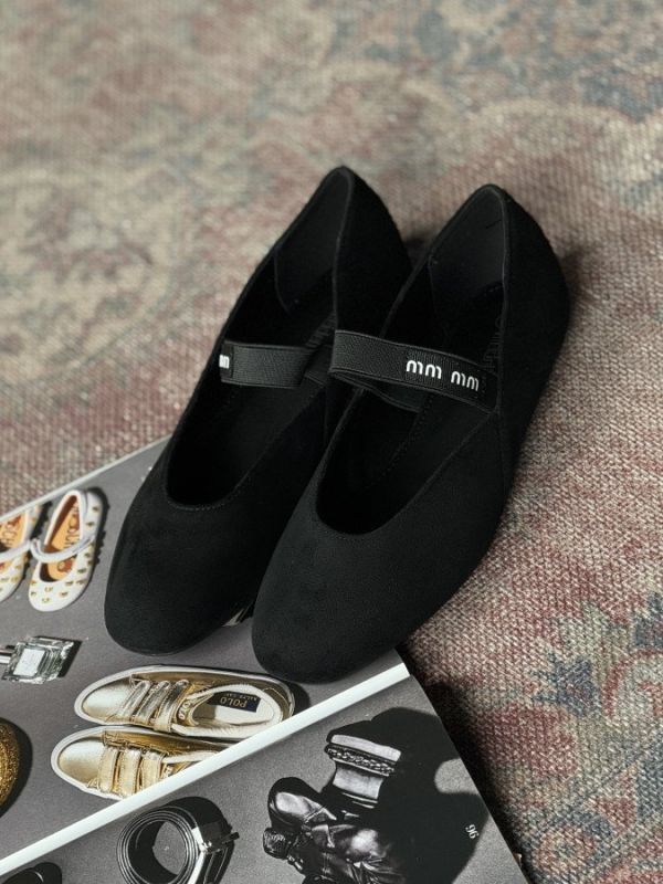 Женские балетки black W953-1 НП4995