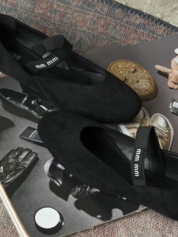 Женские балетки black W953-1 НП4995