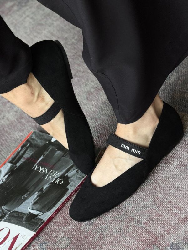 Женские балетки black W953-1 НП4995