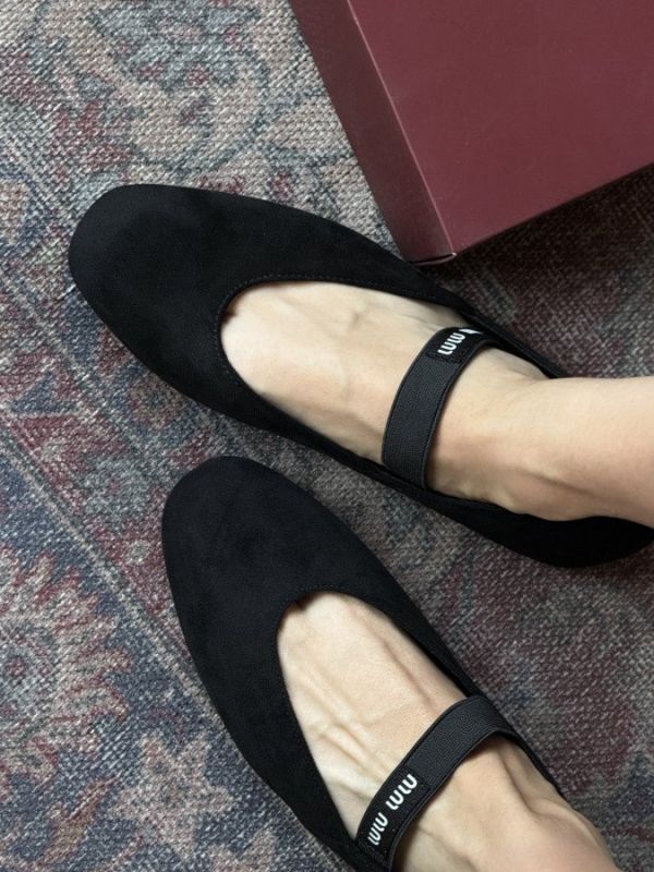 Женские балетки black W953-1 НП4995