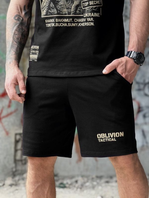 Хлопковый  милитари костюм OBLIVION   Top secret black ПП7752