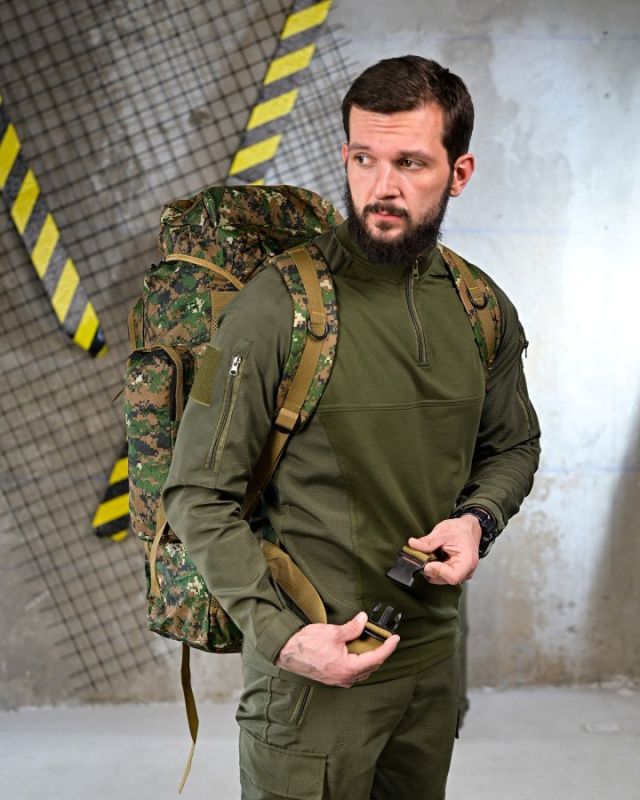 Рюкзак тактический  50л Darvall  pixel green ПП4629