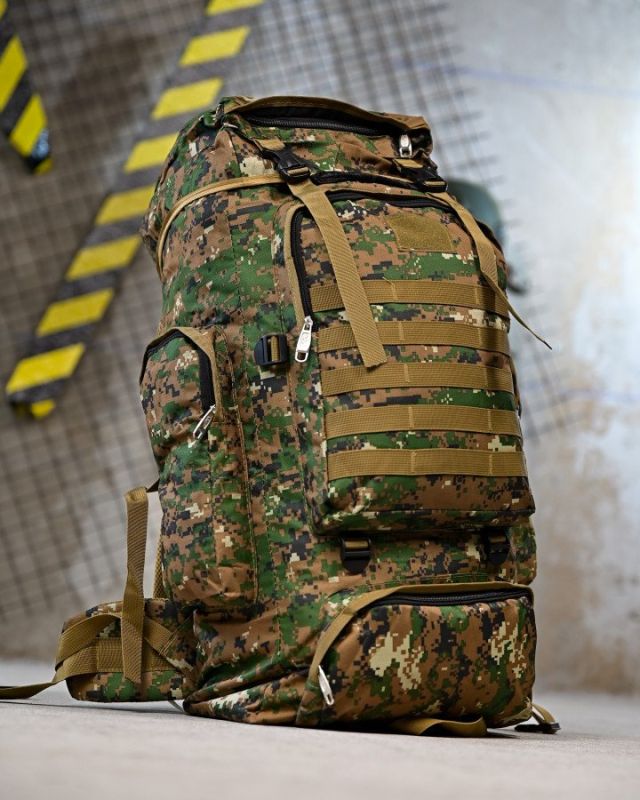 Рюкзак тактический  50л Darvall  pixel green ПП4629