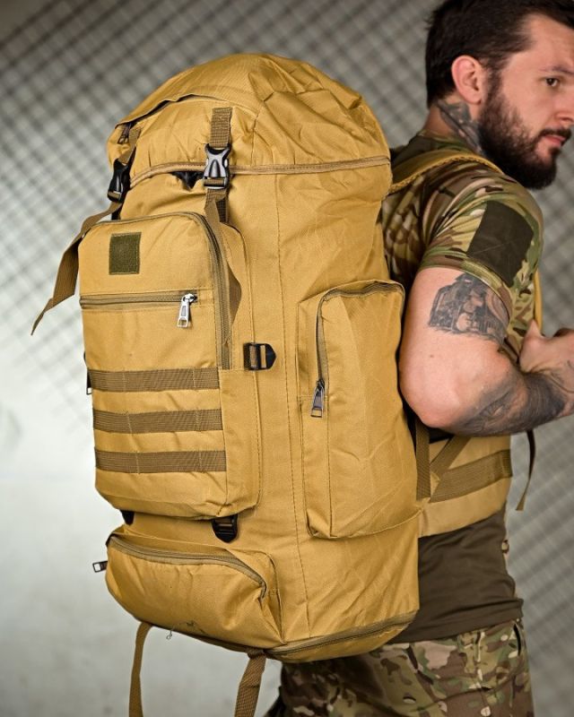 Милитари рюкзак baksik  coyot ПП4726