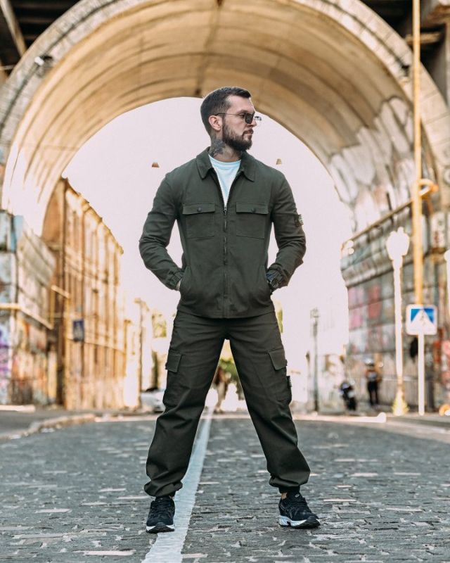 Костюм Stone island haki РА5073