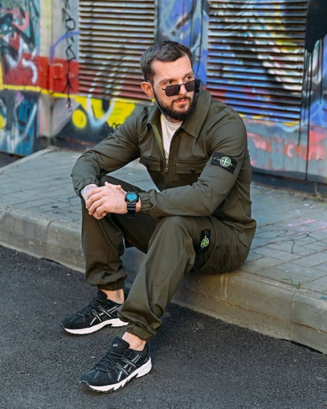 Костюм Stone island haki РА5073