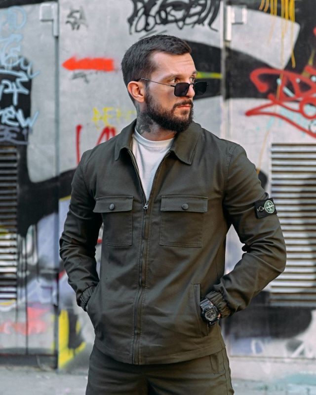 Костюм Stone island haki РА5073