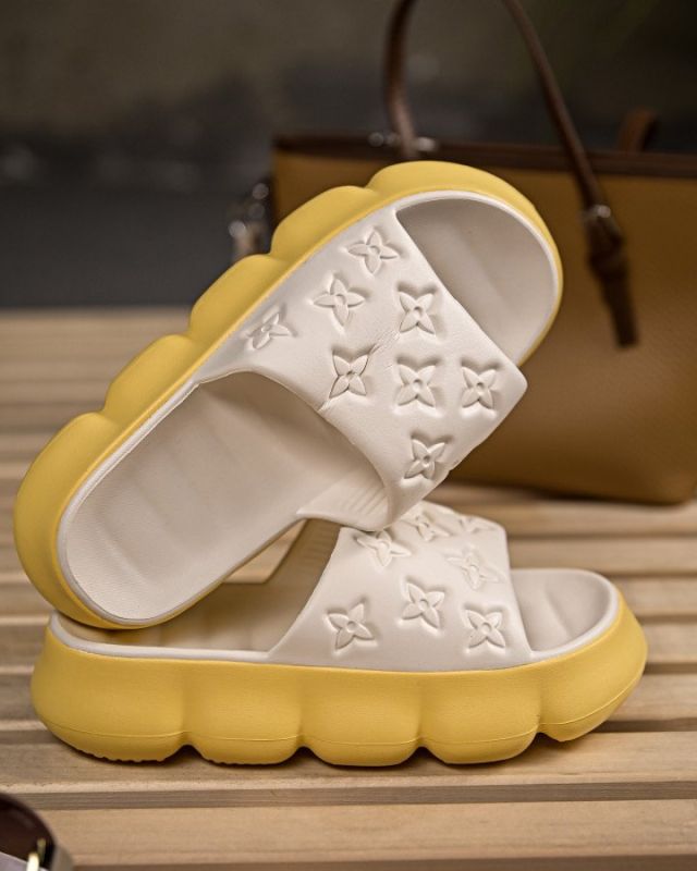 Тапки Flowers yellow ПП7792