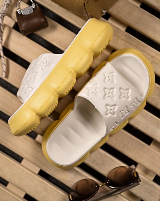 Тапки Flowers yellow ПП7792