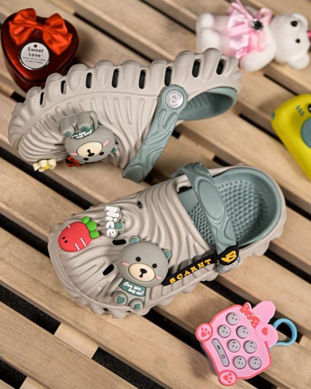 Детские кроксы Teddy grey ПП7769