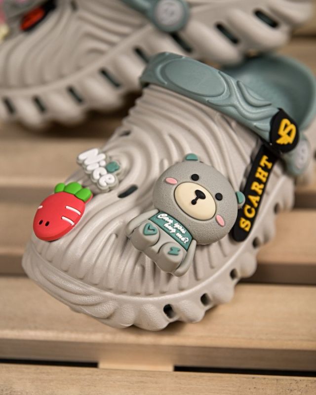 Детские кроксы Teddy grey ПП7769
